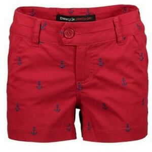 Red & Navy Anchor Shorts